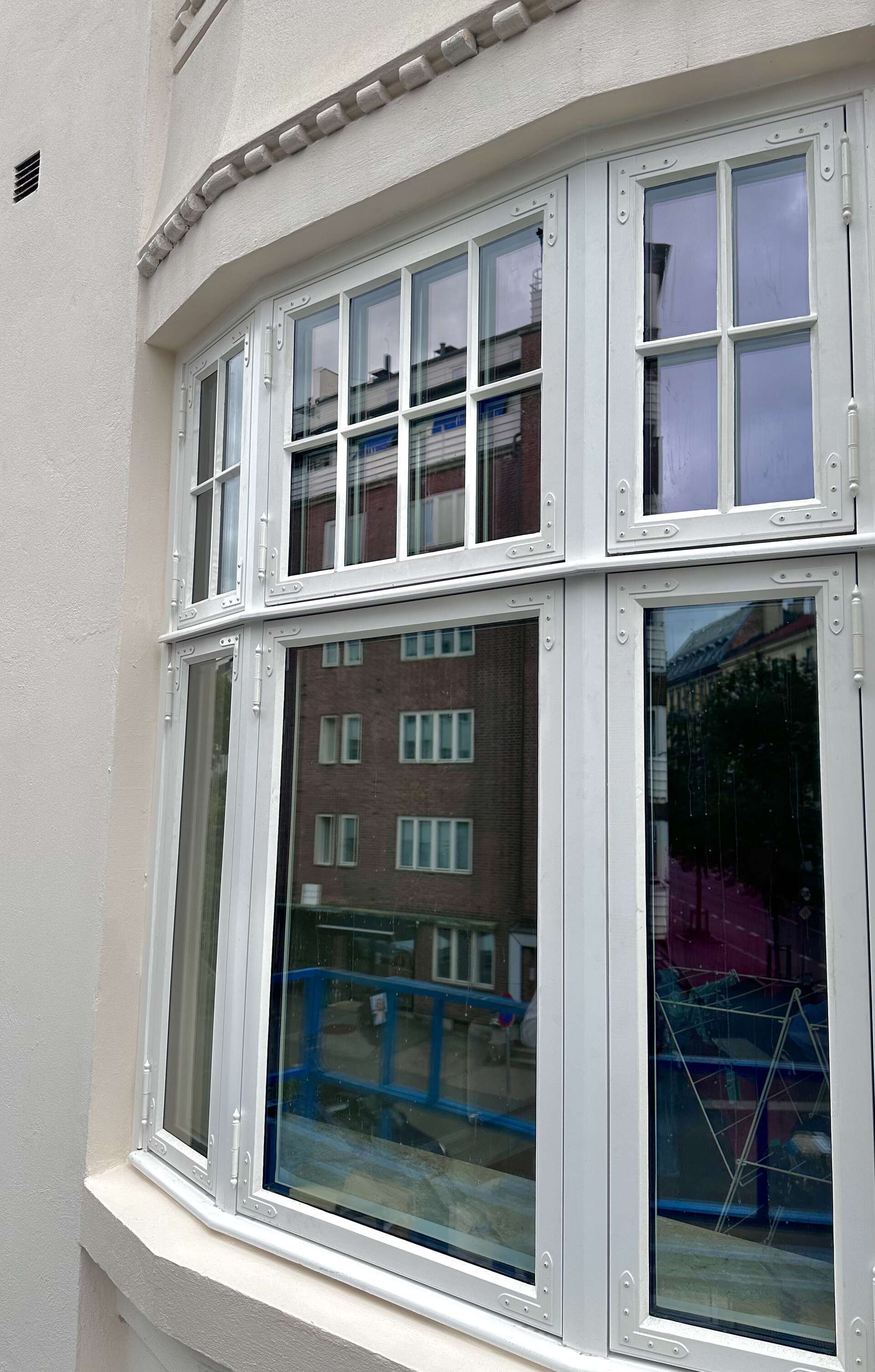 Karnappvinduer med sprosser i Bygdøy Allé, Oslo